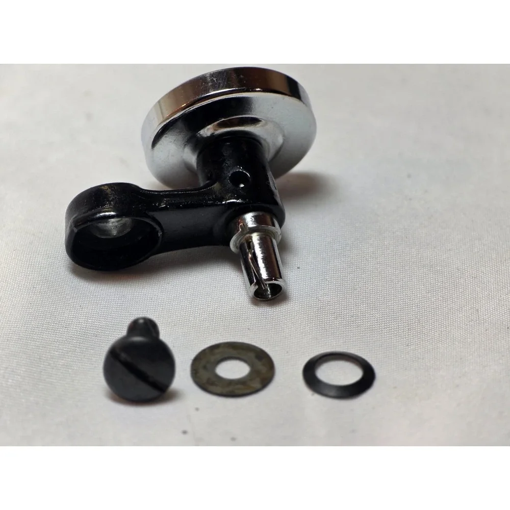 Singer Sewing Machine Bobbin Winder Assembly 45929 Chrome Black Vintage Part